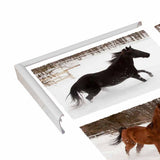 Four Horses in Winter-MONNAG103344 Print 20"x27" by Monte Nagler