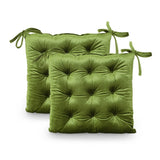 Foxhall Tufted Velvet Dining Chair Cushions (Set of 2) by Christopher Knight Home