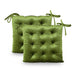 Foxhall Tufted Velvet Dining Chair Cushions (Set of 2) by Christopher Knight Home