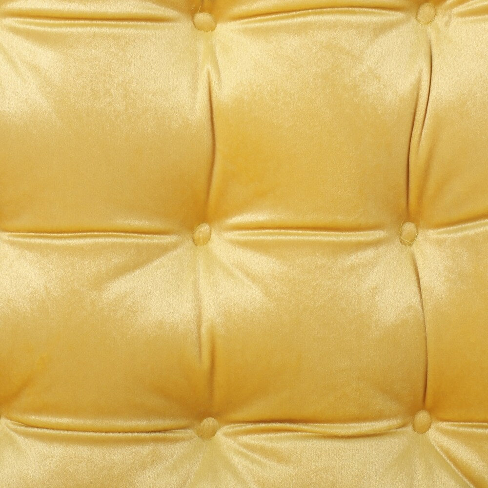 Foxhall Tufted Velvet Dining Chair Cushions (Set of 2) by Christopher Knight Home
