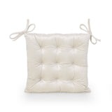 Foxhall Tufted Velvet Dining Chair Cushions (Set of 2) by Christopher Knight Home