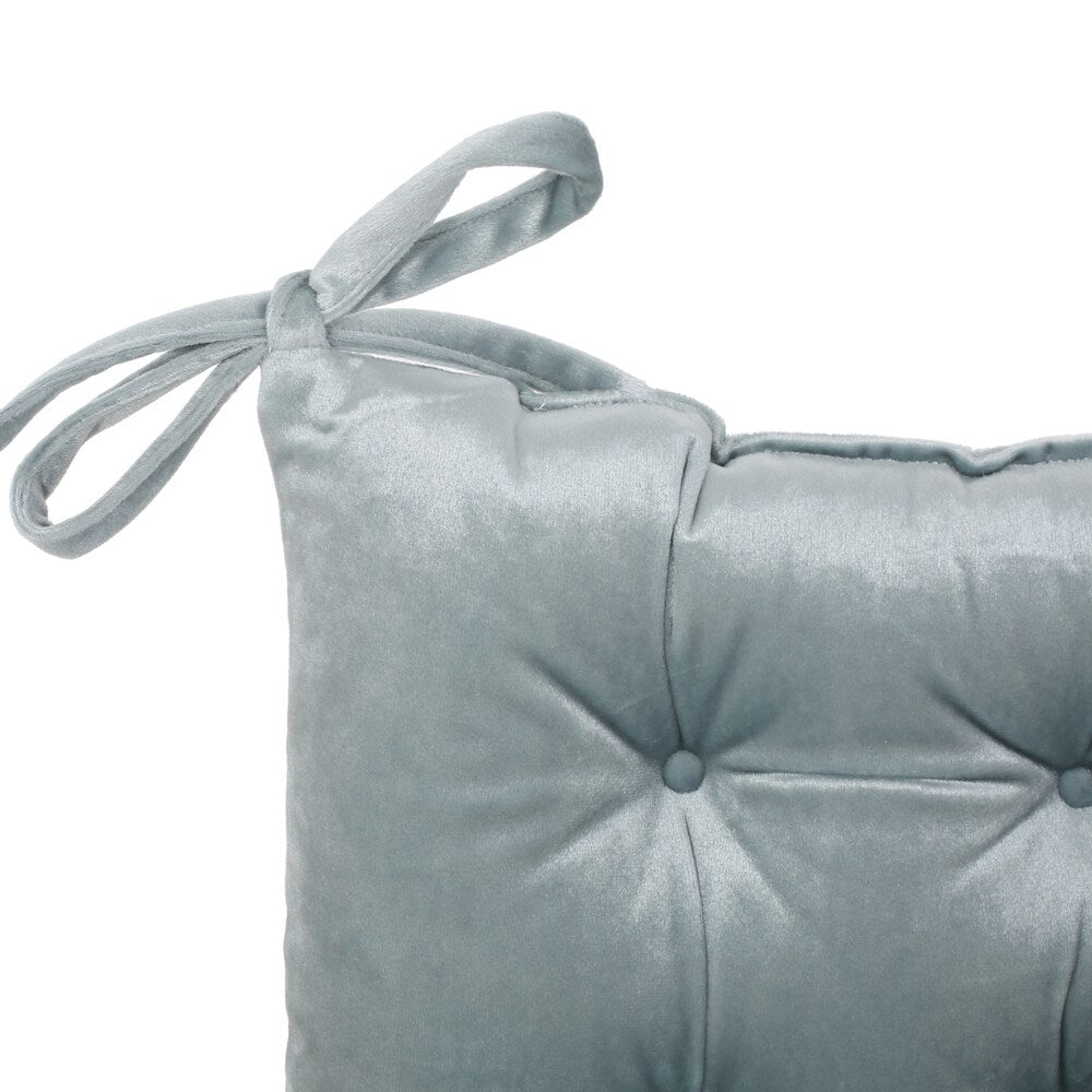 Foxhall Tufted Velvet Dining Chair Cushions (Set of 2) by Christopher Knight Home