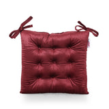 Foxhall Tufted Velvet Dining Chair Cushions (Set of 2) by Christopher Knight Home