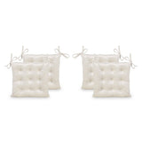 Foxhall Tufted Velvet Dining Chair Cushions (Set of 4) by Christopher Knight Home