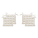 Foxhall Tufted Velvet Dining Chair Cushions (Set of 4) by Christopher Knight Home