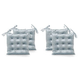 Foxhall Tufted Velvet Dining Chair Cushions (Set of 4) by Christopher Knight Home