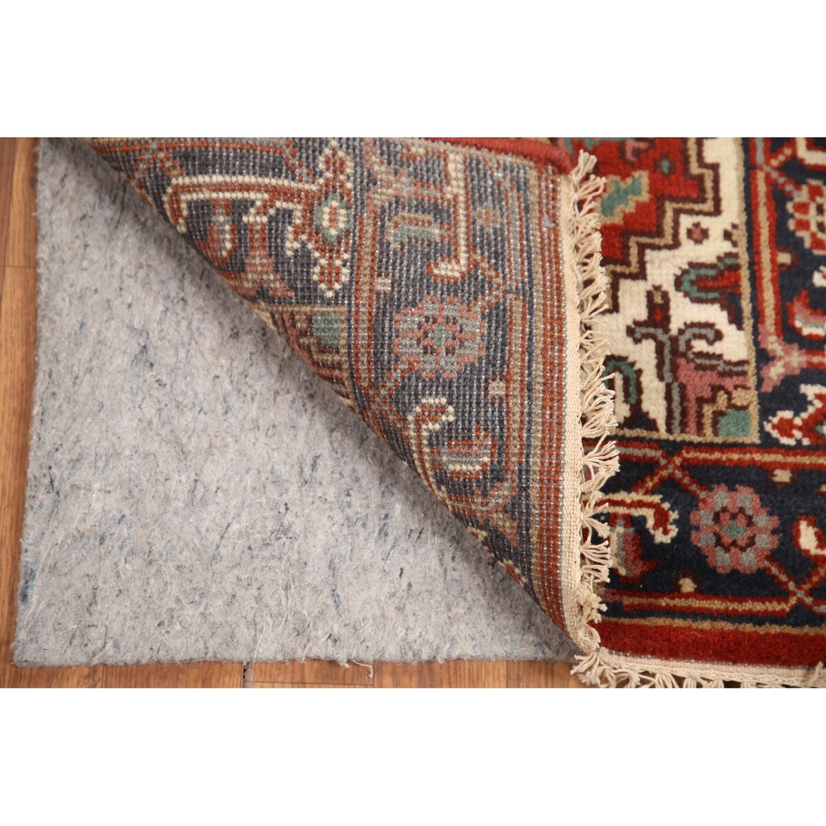 Foyer Size Heriz Serapi Oriental Area Rug Hand-knotted Wool Carpet - 2'0"x 3'0"