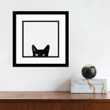 Framed Art Print 'Curiosity' by Jon Bertelli 13 x 13-inch