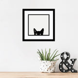 Framed Art Print 'Curiosity' by Jon Bertelli 13 x 13-inch