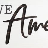 And Thank You For A House Full Of People I Love Amen Framed & Carved Art