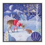 Framed Forest Friends Print (Set of 2) - 11.5 x 1 x 11.5