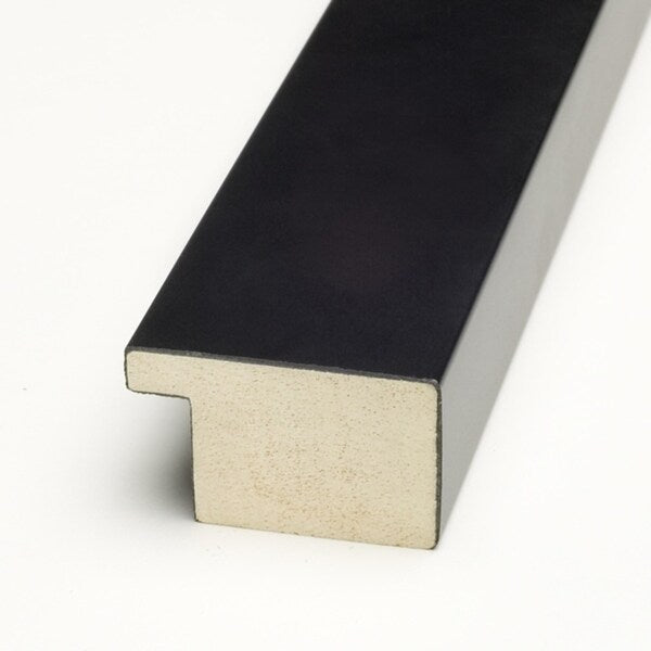 Framed Grey Cork Board, Mezzanotte Black