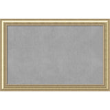 Framed Magnetic Board Choose Your Custom Size, Astoria Champagne Wood