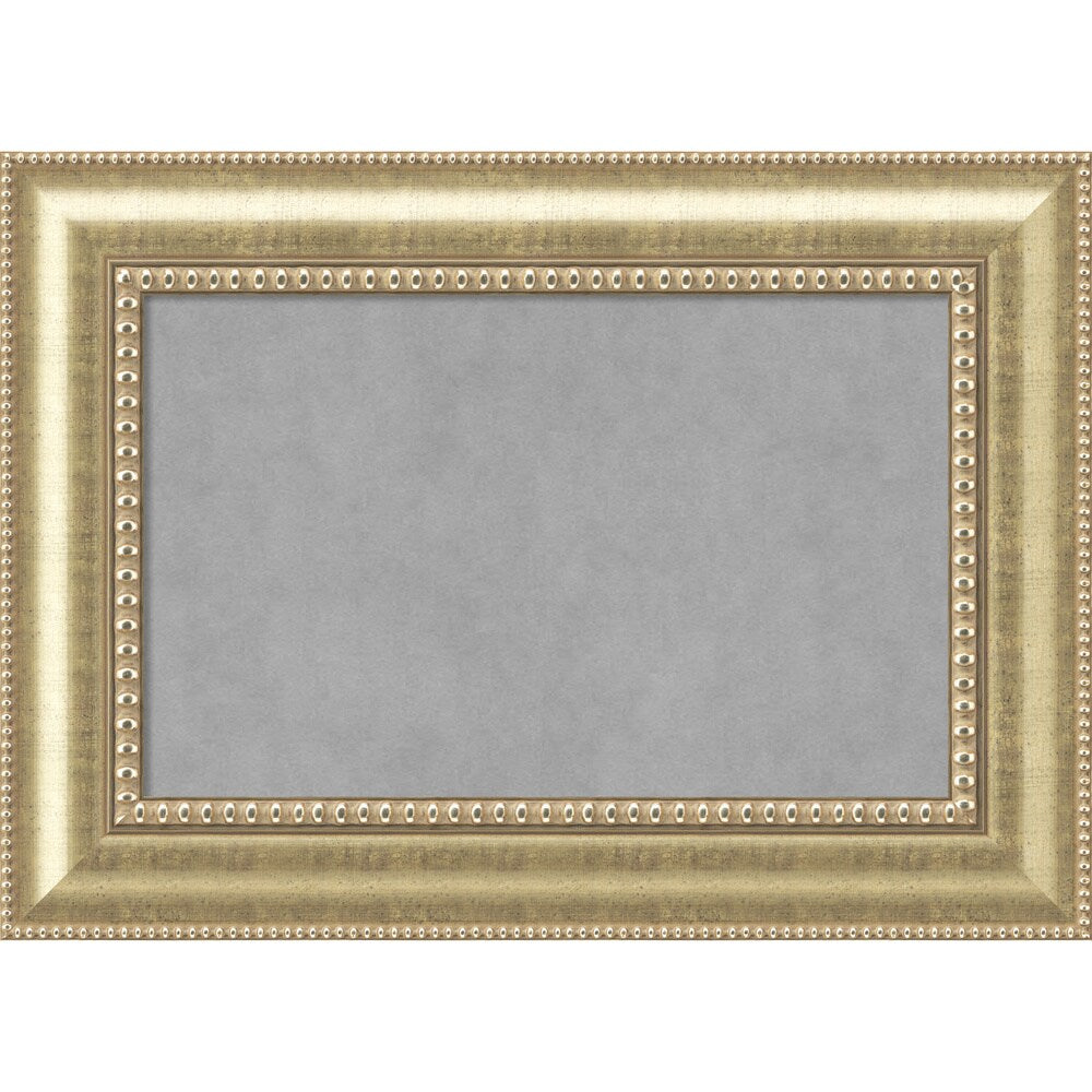 Framed Magnetic Board Choose Your Custom Size, Astoria Champagne Wood