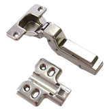 Frameless Concealed Hydraulic Soft-close Inset Overlay Hinges (Set of 2)