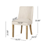 Frances Fabric Dining Chair (Set of 4) by Christopher Knight Home