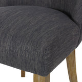 Frances Fabric Dining Chair (Set of 4) by Christopher Knight Home