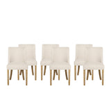 Frances Fabric Dining Chair (Set of 6) by Christopher Knight Home