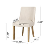 Frances Fabric Dining Chair (Set of 6) by Christopher Knight Home