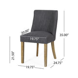 Frances Fabric Dining Chair (Set of 6) by Christopher Knight Home