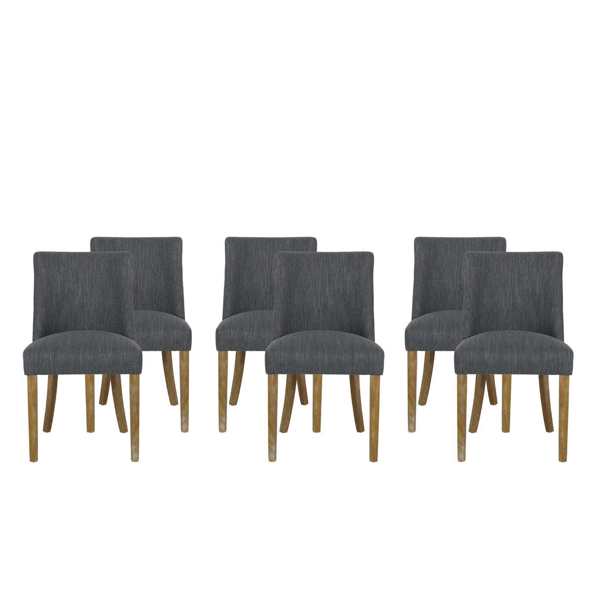 Frances Fabric Dining Chair (Set of 6) by Christopher Knight Home