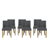 Frances Fabric Dining Chair (Set of 6) by Christopher Knight Home