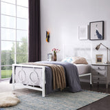 Francoise Modern Iron Twin Bed by Christopher Knight Home