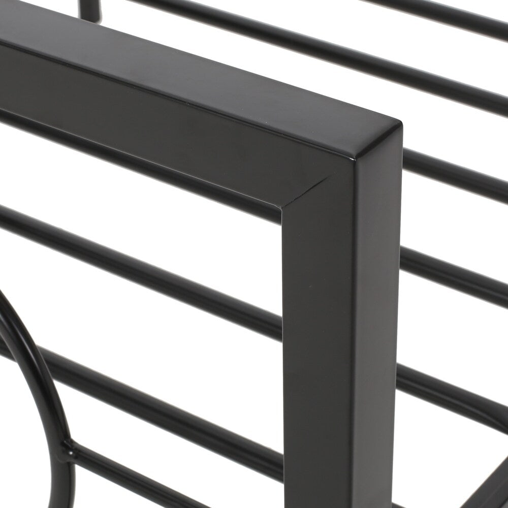 Francoise Modern Iron Twin Bed by Christopher Knight Home