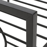 Francoise Modern Iron Twin Bed by Christopher Knight Home