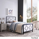 Francoise Modern Iron Twin Bed by Christopher Knight Home