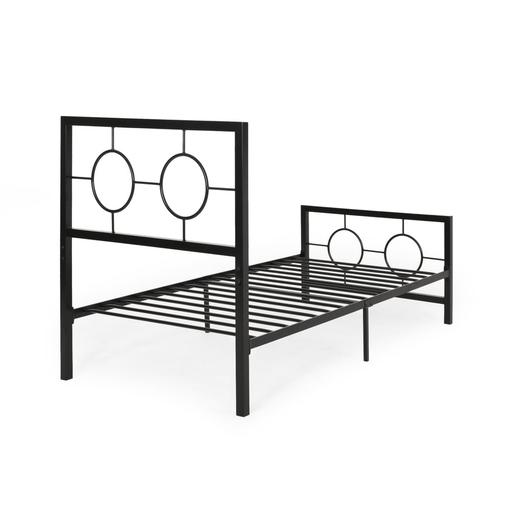 Francoise Modern Iron Twin Bed by Christopher Knight Home