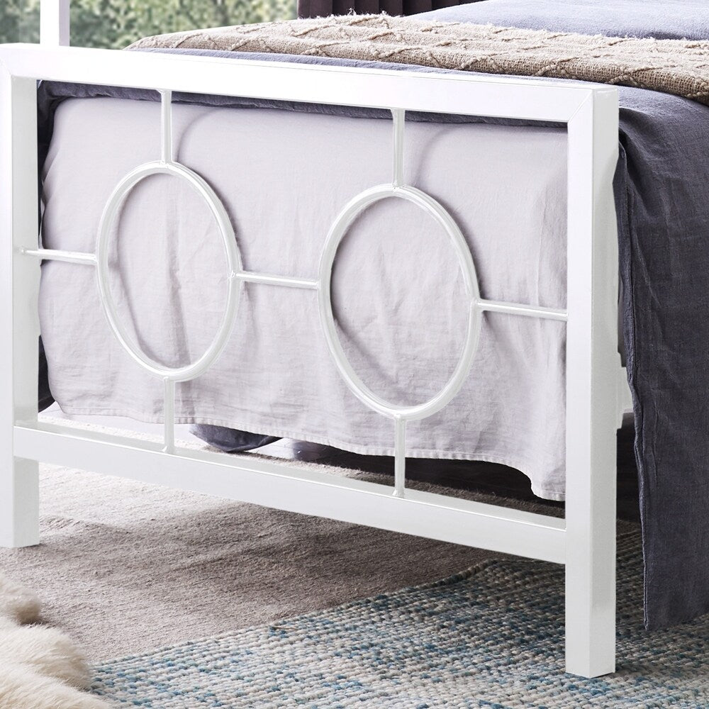 Francoise Modern Iron Twin Bed by Christopher Knight Home