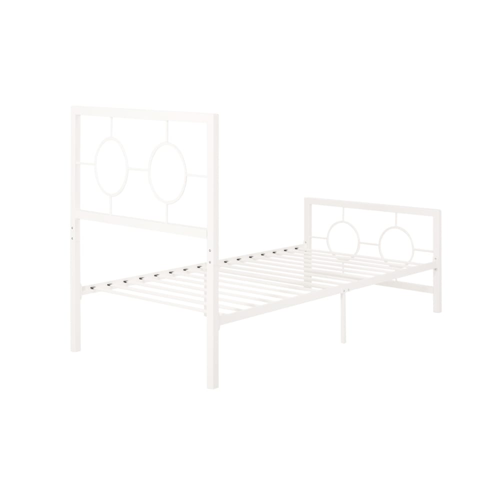 Francoise Modern Iron Twin Bed by Christopher Knight Home