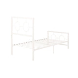 Francoise Modern Iron Twin Bed by Christopher Knight Home