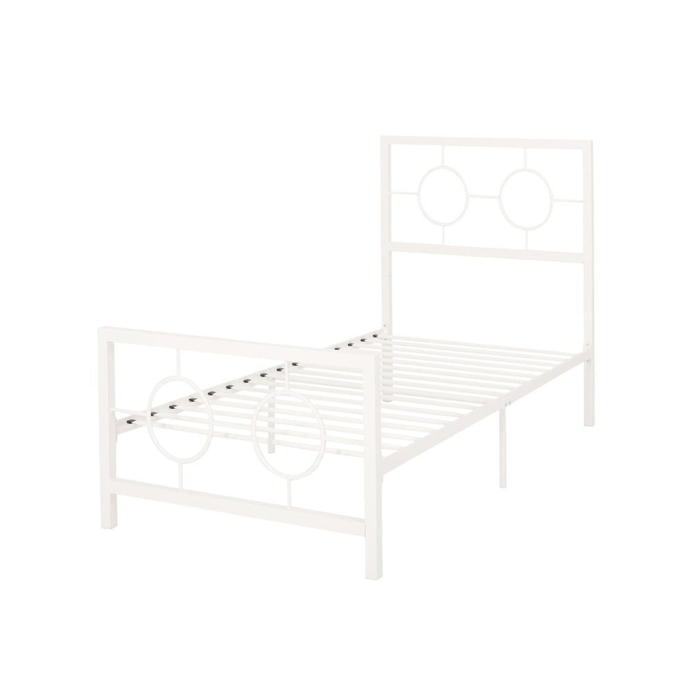 Francoise Modern Iron Twin Bed by Christopher Knight Home