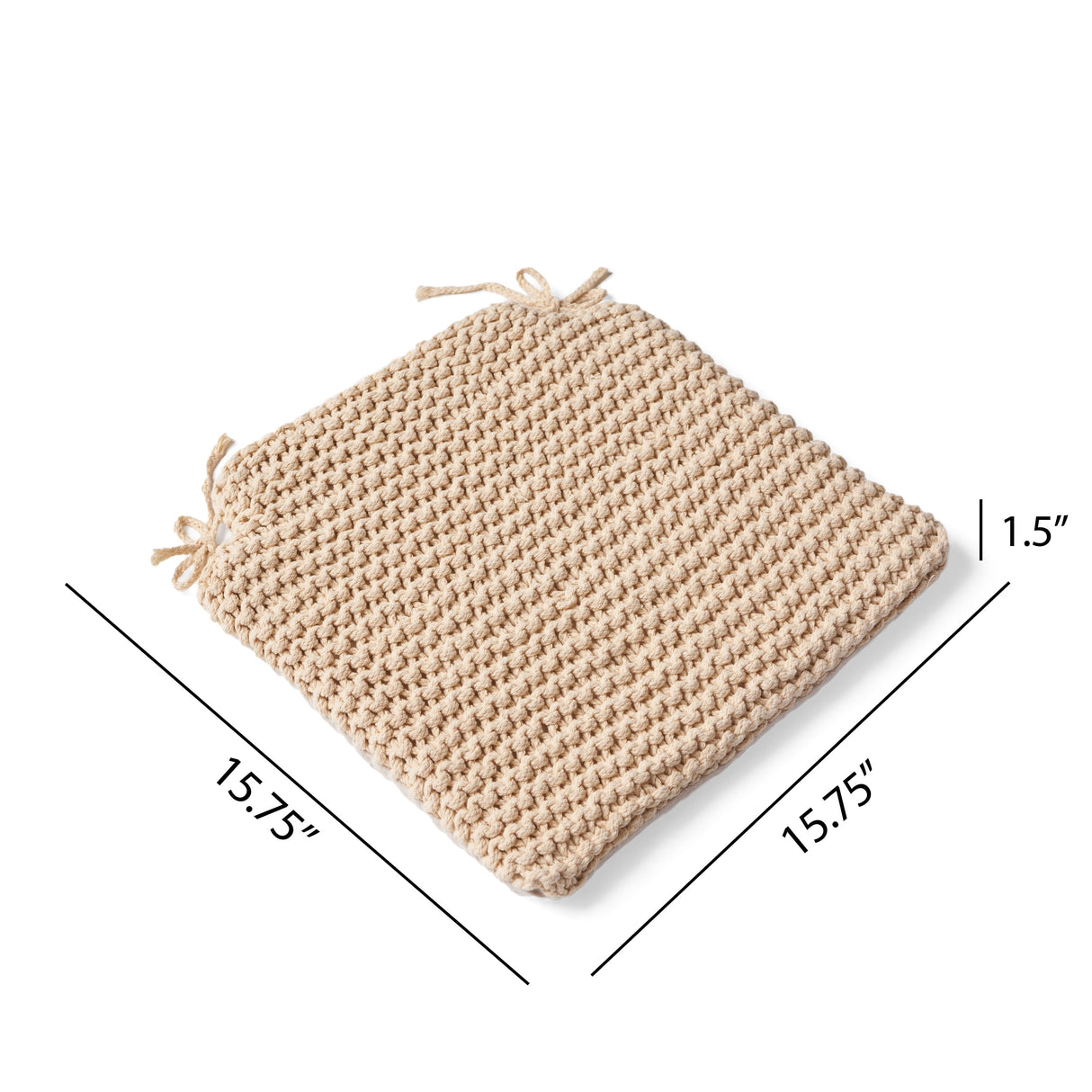 Franconia Knitted Cotton Cushions (Set of 2) by Christopher Knight Home