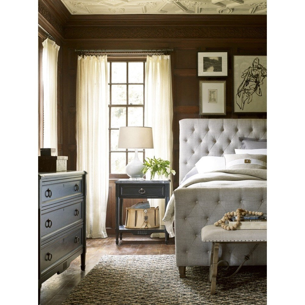 Franklin Belgian Linen King Street Bed