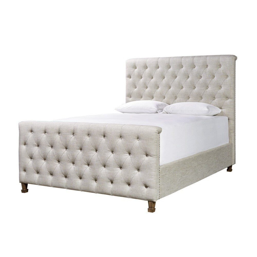 Franklin Belgian Linen King Street Bed
