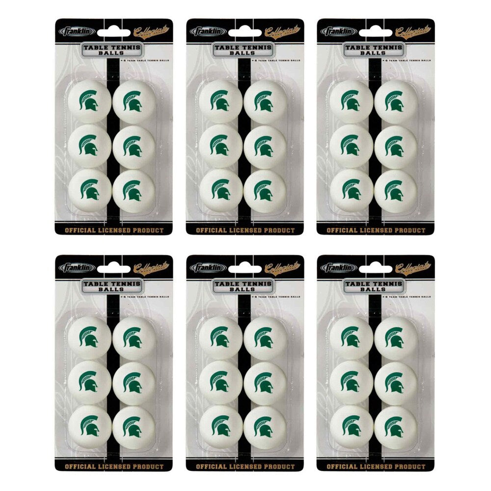Franklin Michigan State Spartans Table Tennis Balls