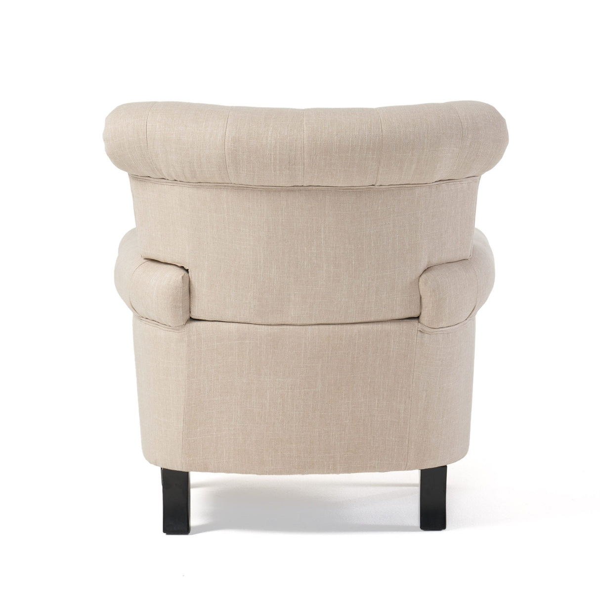 Franklin Tufted Light Beige Fabric Club Chair by Christopher Knight Home