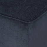 Freas Contemporary Tufted Double Chaise Lounge with Accent Pillows by Christopher Knight Home - 63.00" L x 58.50" W x 34.50" H