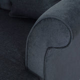 Freas Contemporary Tufted Double Chaise Lounge with Accent Pillows by Christopher Knight Home - 63.00" L x 58.50" W x 34.50" H