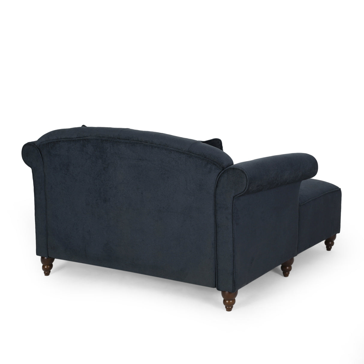 Freas Contemporary Tufted Double Chaise Lounge with Accent Pillows by Christopher Knight Home - 63.00" L x 58.50" W x 34.50" H