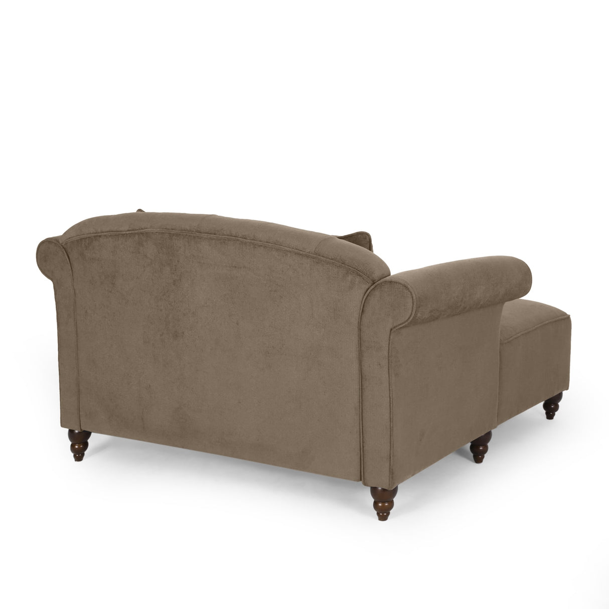 Freas Contemporary Tufted Double Chaise Lounge with Accent Pillows by Christopher Knight Home - 63.00" L x 58.50" W x 34.50" H
