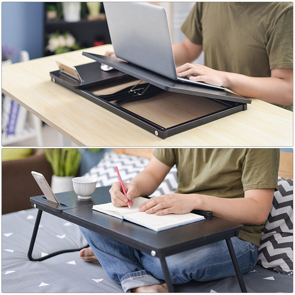 Free Installation Portable Folding Laptop Computer Desk Lazy Bed Desk Adjustable