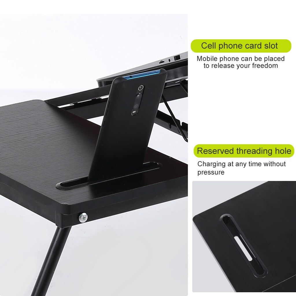 Free Installation Portable Folding Laptop Computer Desk Lazy Bed Desk Adjustable