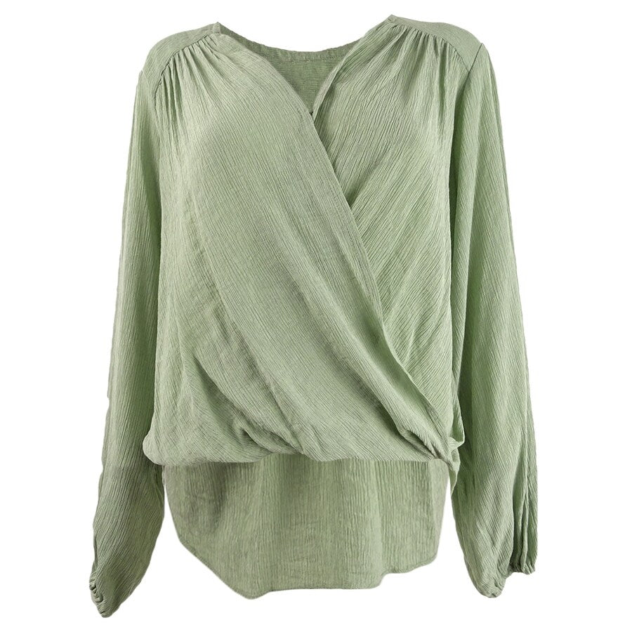 Free People Women's Wrap Blouse