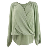 Free People Women's Wrap Blouse