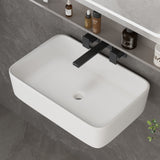 Free Standing Single Bathroom Vanity with Top Lacquer Black/Gold