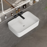 Free Standing Single Bathroom Vanity with Top Lacquer Black/Gold